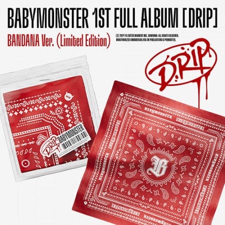 BABYMONSTER - 1st Full Album DRIP (Bandana Ver.) (Limited Edition)