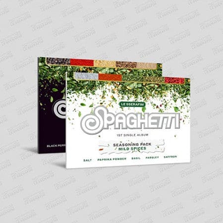 LE SSERAFIM 1st Single Album - SPAGHETTI (Weverse Albums Ver.) + POB