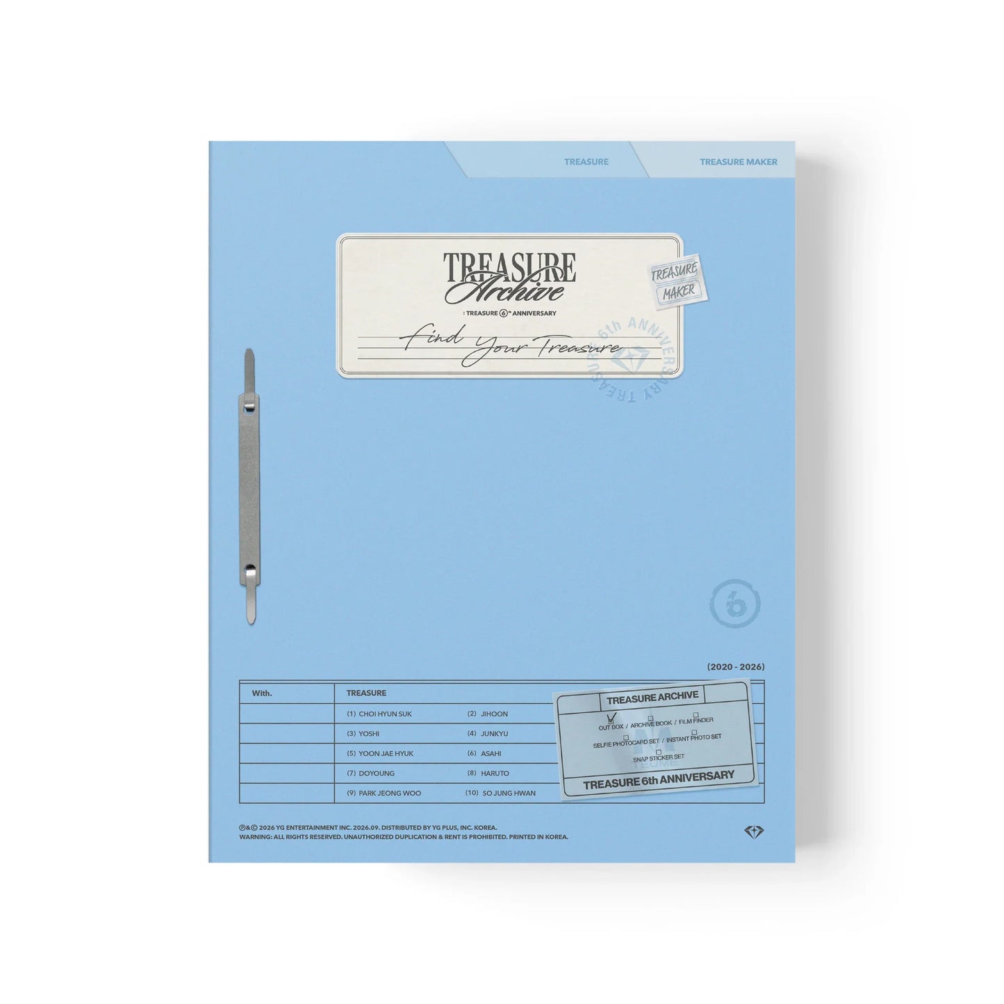 TREASURE ARCHIVE : TREASURE 6th ANNIVERSARY