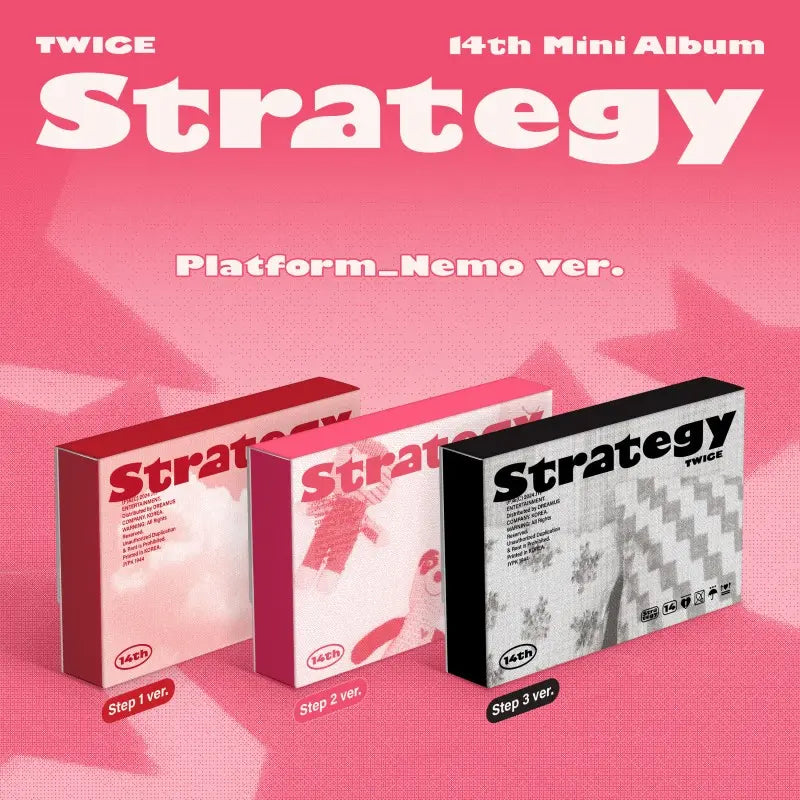 TWICE 14th Mini Album - STRATEGY (Platform_Nemo Ver.)