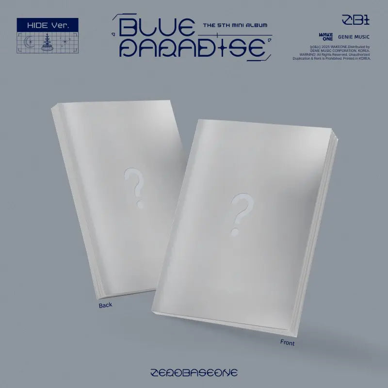 ZEROBASEONE - The 5th Mini Album [BLUE PARADISE