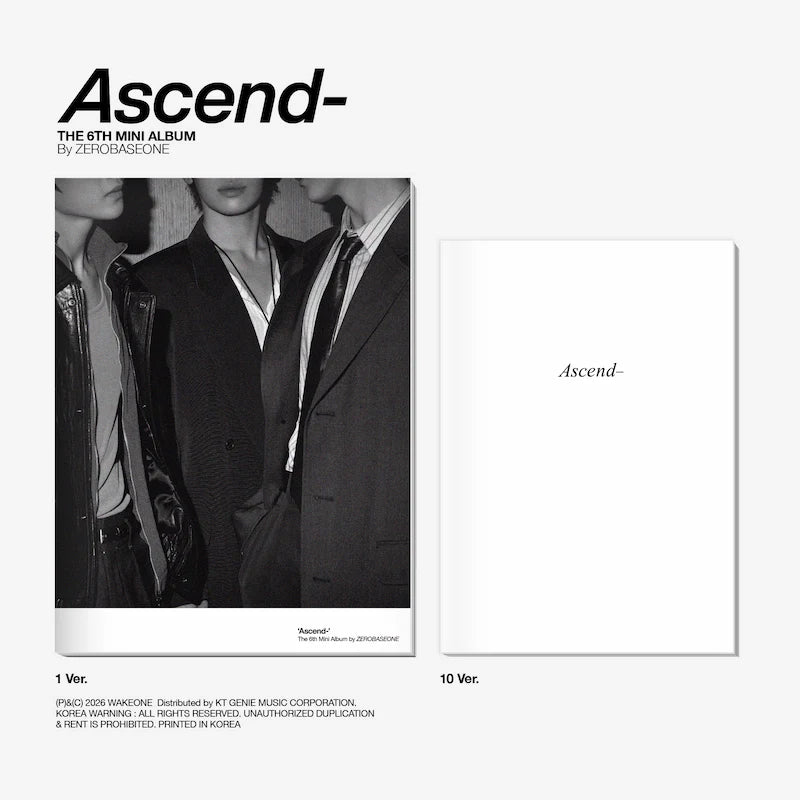 ZEROBASEONE 6th Mini Album - Ascend- (Photobook Ver.)