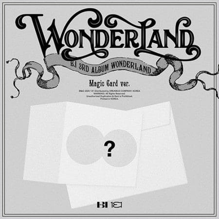 B.I - 3rd Album [WONDERLAND] (Magic card Ver.)