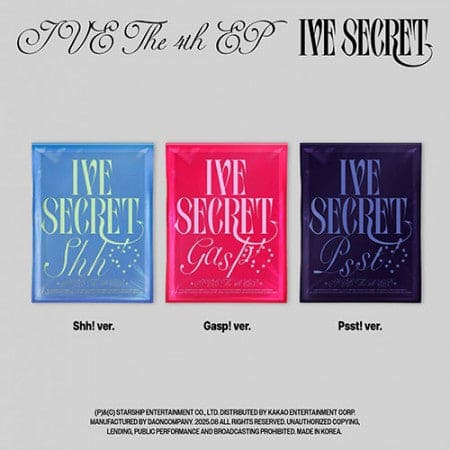 IVE - THE 4th EP [IVE SECRET] + POB