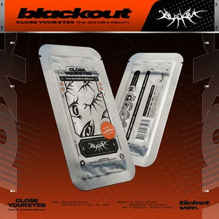 CLOSE YOUR EYES - The 3rd Mini Album [blackout] (TICKET VER)