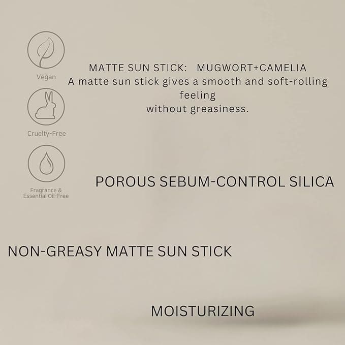 Beauty of Joseon - Matte Sun Stick. Mugwort+Camelia, SPF50+/PA++++