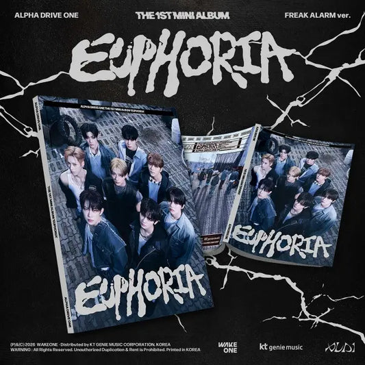 ALPHA DRIVE ONE 1st Mini Album - EUPHORIA (Freak Alarm Ver.)