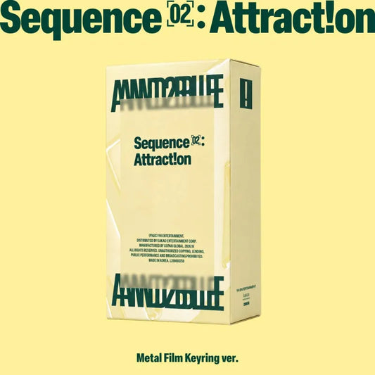 AND2BLE 2ND MINI ALBUM [ Sequence 02: Attraction ] METAL FILM KEYRING VER.