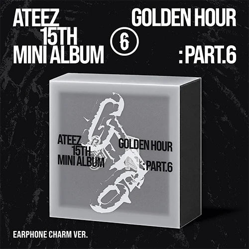 ATEEZ 15TH MINI ALBUM [ GOLDEN HOUR: PART.6 ] EARPHONE CHARM VER.