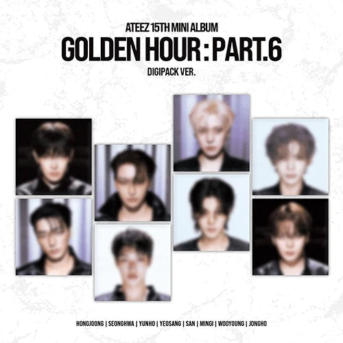 ATEEZ 15TH MINI ALBUM [ GOLDEN HOUR: PART.6 ] DIGIPACK VER.
