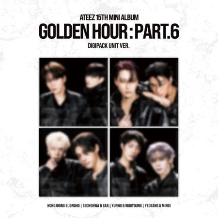 ATEEZ 15TH MINI ALBUM [ GOLDEN HOUR: PART.6 ] DIGIPACK UNIT VER.