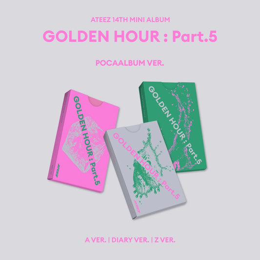 ATEEZ 14TH MINI ALBUM [ GOLDEN HOUR : Part.5 ] (POCAALBUM)