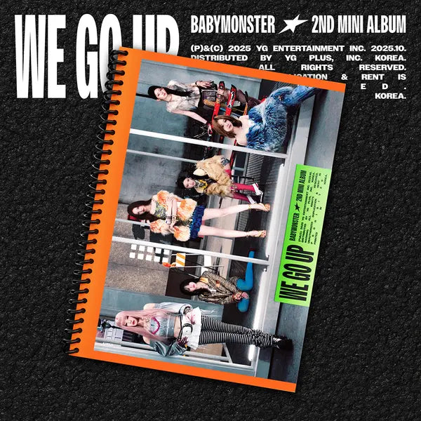 BABYMONSTER 2nd Mini Album - WE GO UP (Go Ver.)