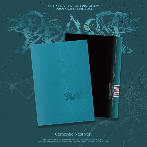 ALPHA DRIVE ONE - 2ND MINI ALBUM [ UNBREAKABLE : 少年BEAST ] (CEMENTIC NEST VER.)
