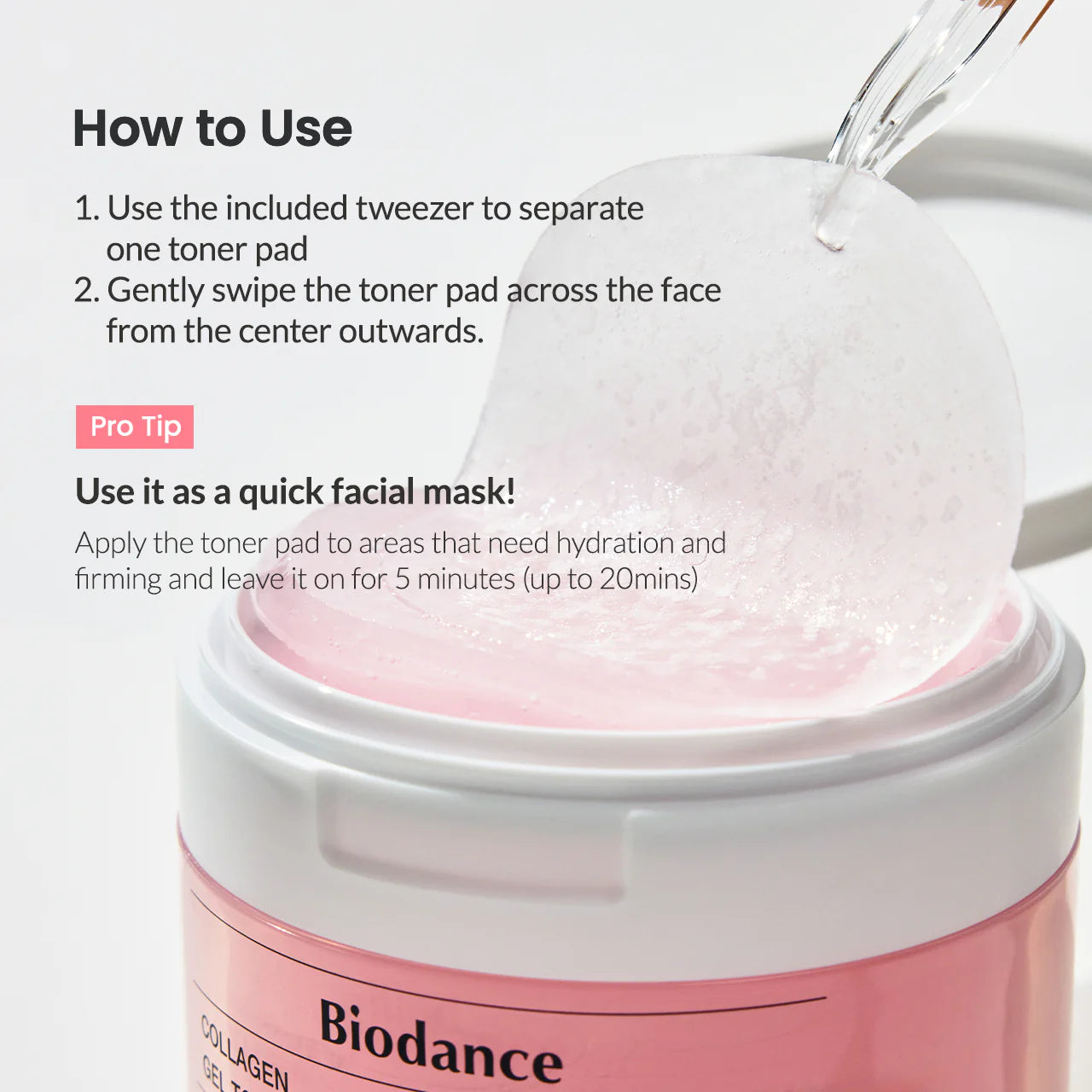 Biodance - Collagen Gel Toner Pad