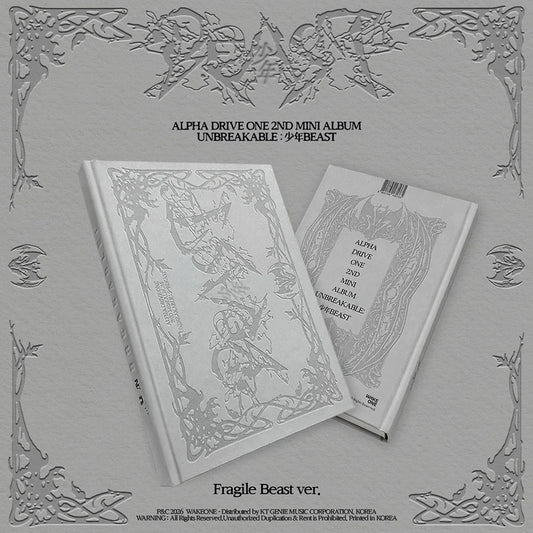 ALPHA DRIVE ONE - 2ND MINI ALBUM [ UNBREAKABLE : 少年BEAST ] (FRAGILE BEAST VER.)