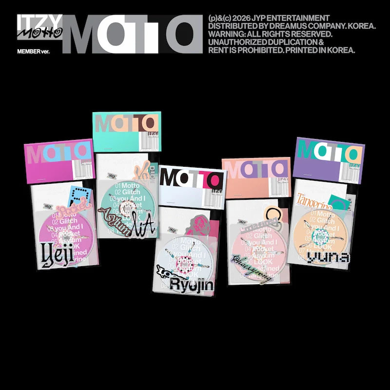 ITZY Album - Motto (Member Ver.)