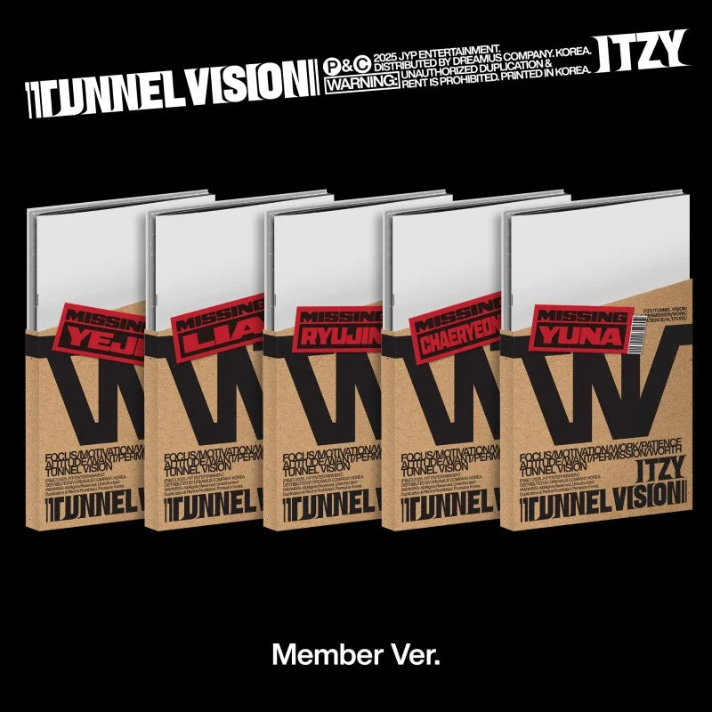 ITZY Album - TUNNEL VISION (Member Ver.)