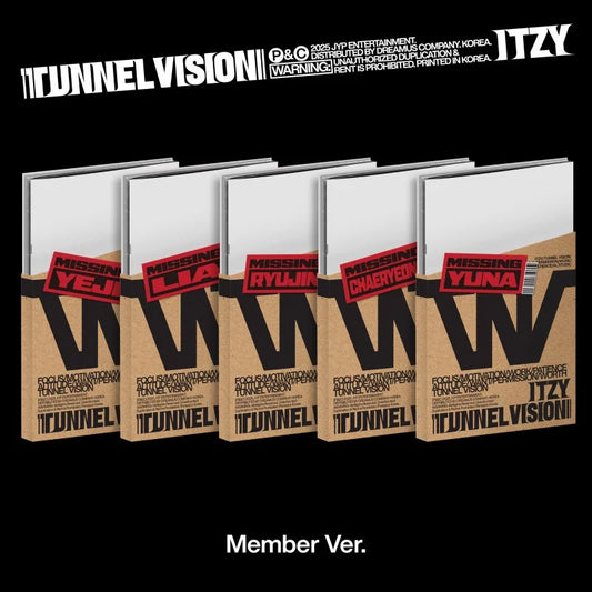 ITZY Album - TUNNEL VISION (Member Ver.)