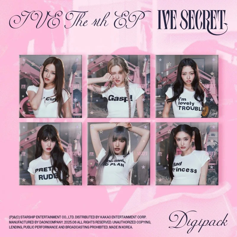IVE - THE 4th EP [IVE SECRET] (Digipack Ver.)