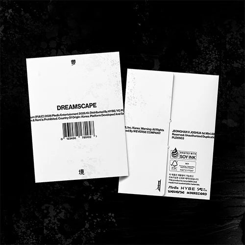 JEONGHA X JOSHUA 1ST MINI ALBUM [ DREAMSCAPE ] WEVERSE ALBUM VER.