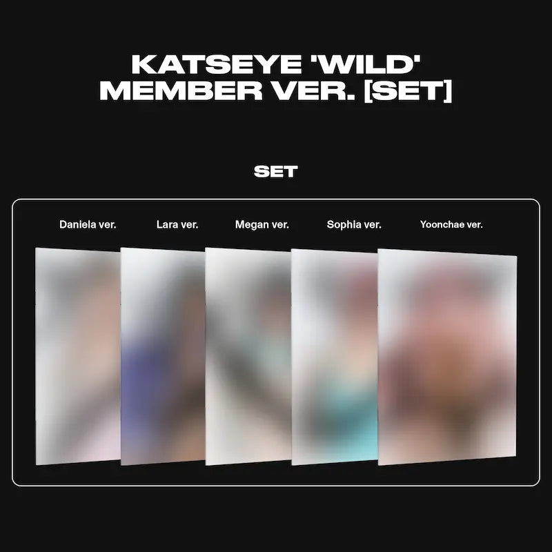 KATSEYE - [ WILD ] (MEMBER VER.)