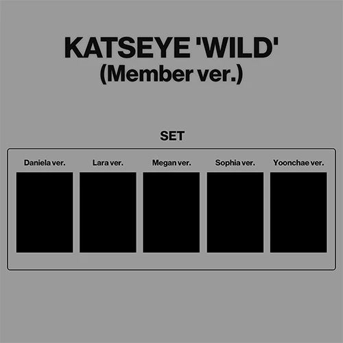 KATSEYE - [ WILD ] (MEMBER VER.)