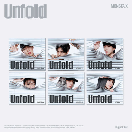 MONSTA X - Unfold (Digipack Ver.)