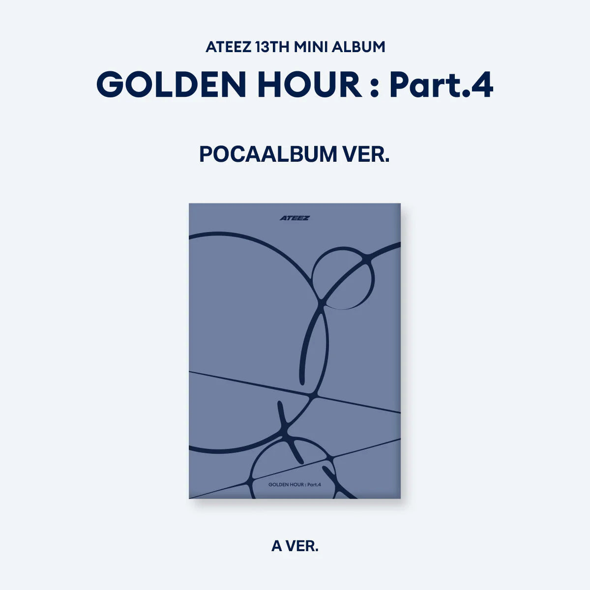 ATEEZ [ GOLDEN HOUR : Part.4 ] POCAALBUM VER.