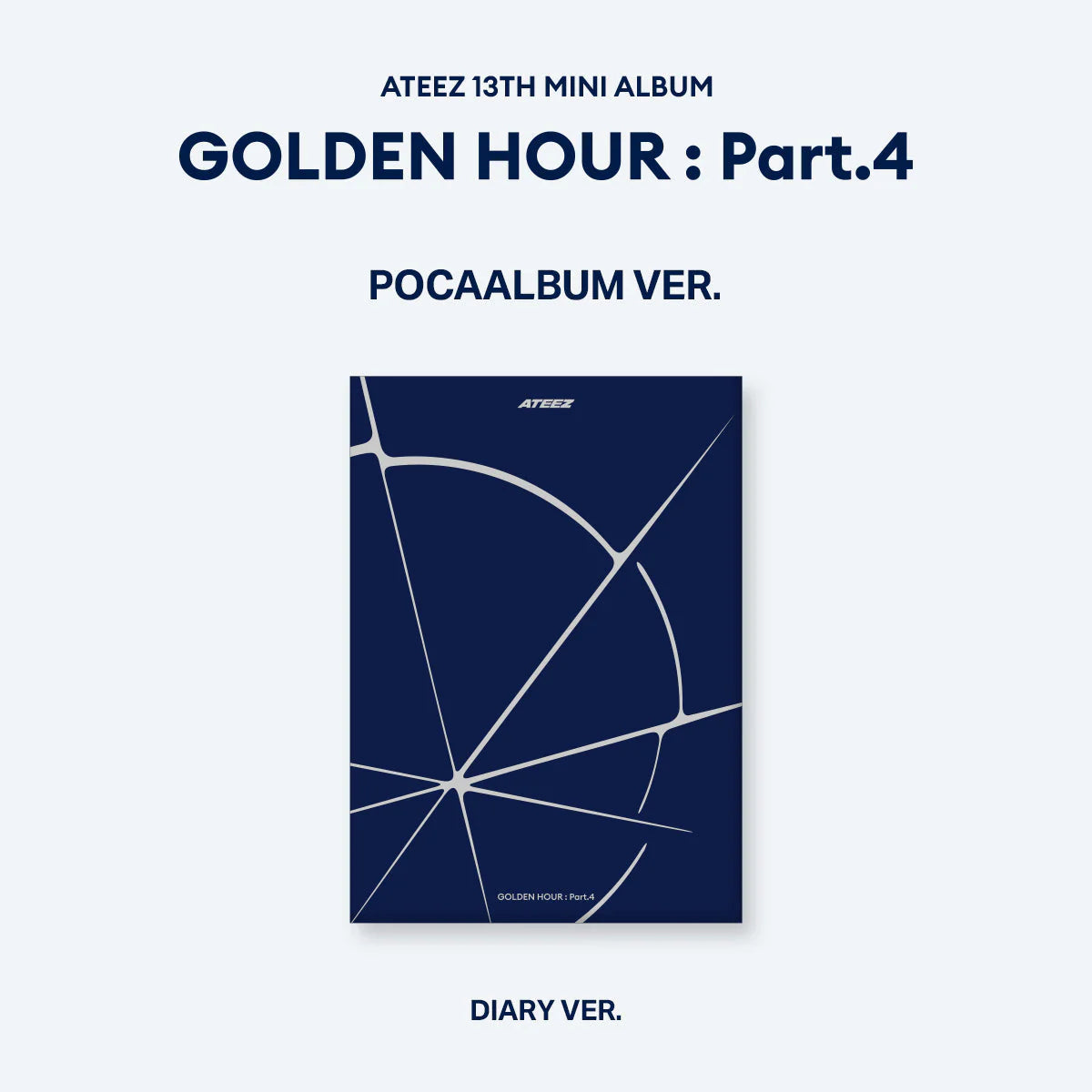 ATEEZ [ GOLDEN HOUR : Part.4 ] POCAALBUM VER.