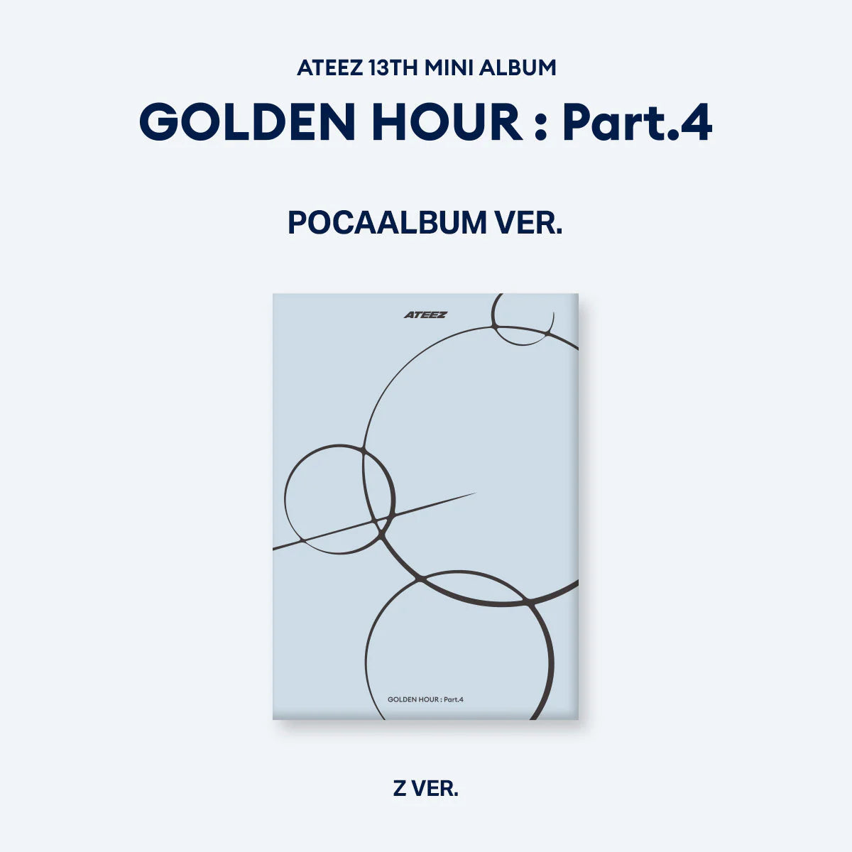 ATEEZ [ GOLDEN HOUR : Part.4 ] POCAALBUM VER.