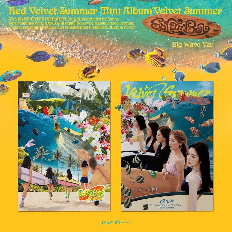 RED VELVET SUMMER MINI ALBUM [ VELVET SUMMER ] BIG WAVE VER.