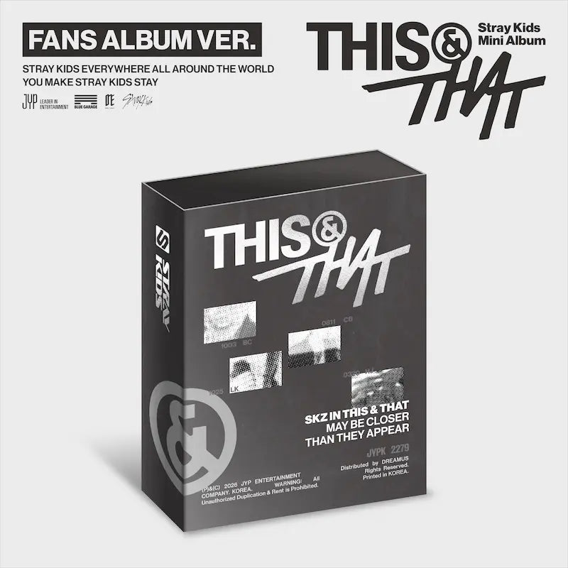 STRAY KIDS MINI ALBUM [ THIS & THAT ] FANS ALBUM VER.