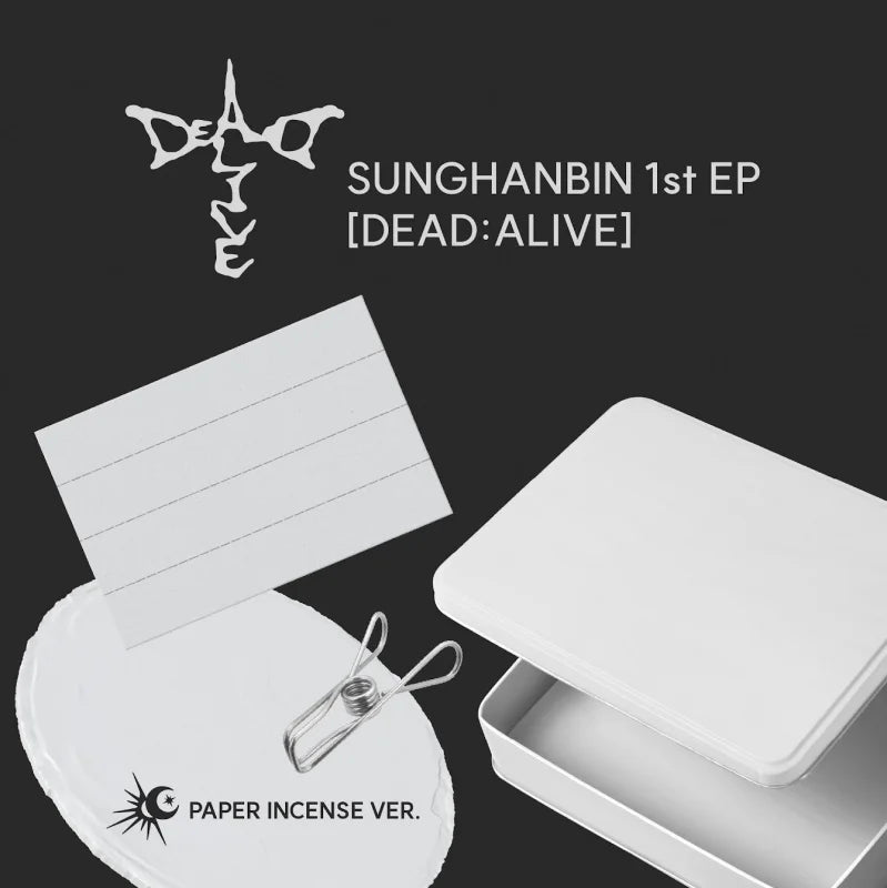 Sung Han Bin 1st EP Album - DEAD:ALIVE (Paper Incense Ver.)