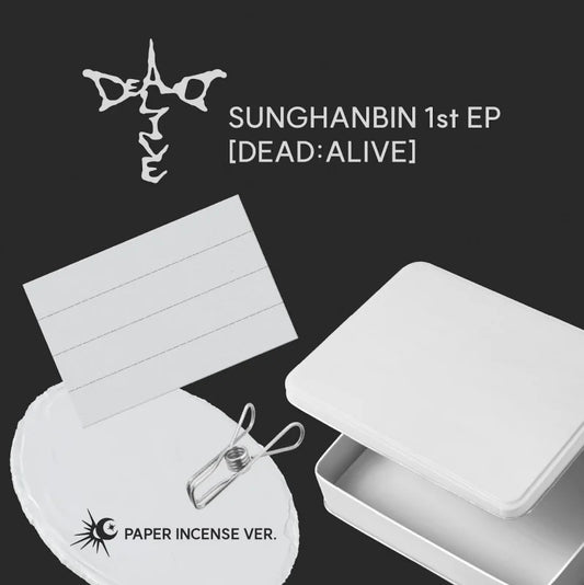 Sung Han Bin 1st EP Album - DEAD:ALIVE (Paper Incense Ver.)