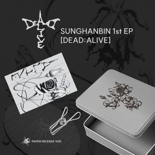 Sung Han Bin 1st EP Album - DEAD:ALIVE (Paper Incense Ver.)