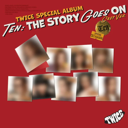 TWICE Special Album - TEN : The Story Goes On (Cast Ver.)