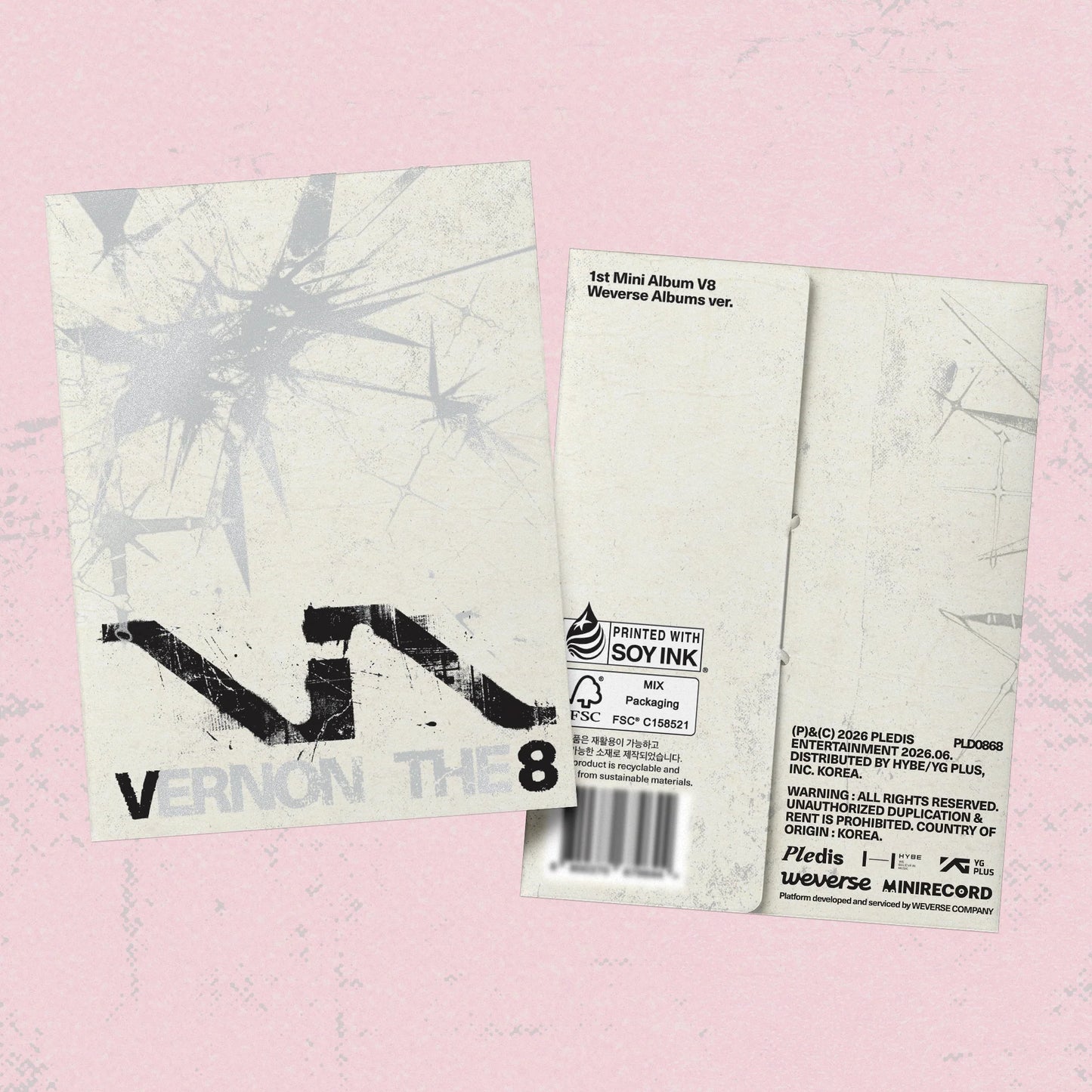 V8 (SEVENTEEN) 1ST MINI ALBUM [ V8 ] (WEVERSE ALBUM VER.)