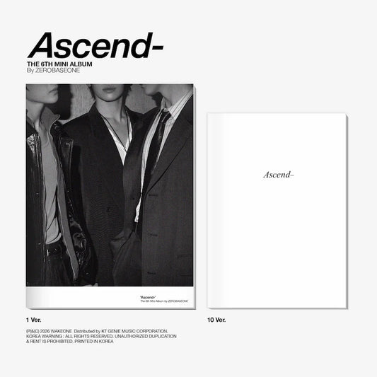 ZEROBASEONE 6th Mini Album - Ascend- (Photobook Ver.)