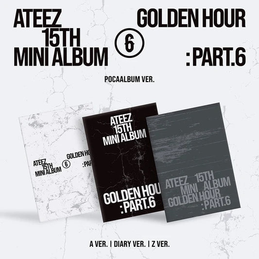 ATEEZ 15TH MINI ALBUM [ GOLDEN HOUR: PART.6 ] POCAALBUM