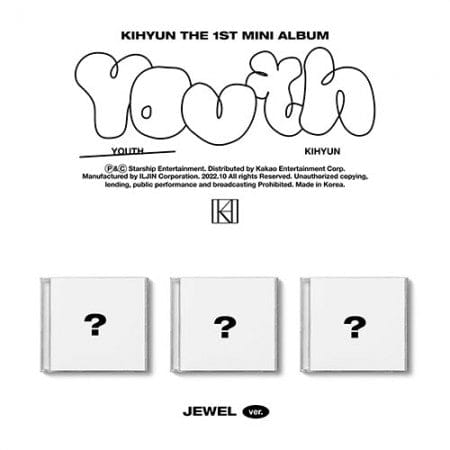 KIHYUN - 1st Mini Album [YOUTH] ] (JEWEL VER.)