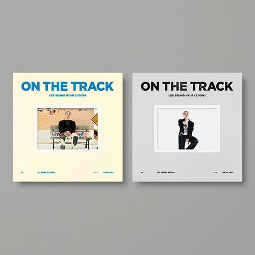 J.DON - 1st Single Album [ON THE TRACK] (2 Ver SET) - Kpop Story US