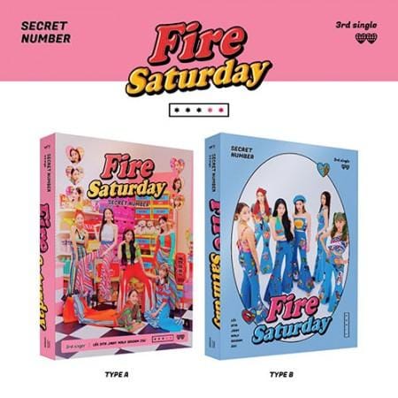 SECRET NUMBER - 3rd Single Album [Fire Saturday] (2 Ver. SET) - Kpop Story US
