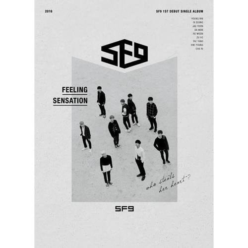 SF9 1st Debut Single Album - FEELING SENSATION - Kpop Story US