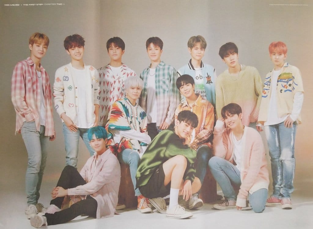 TREASURE 1ST SINGLE ALBUM THE FIRST STEP : CHAPTER TWO OFFICIAL POSTER - PHOTO CONCEPT 1 - Kpop Story US