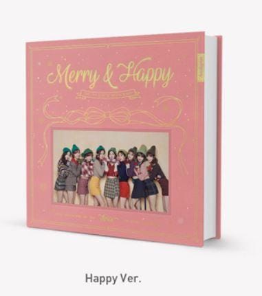 TWICE 1st Repackeg Album - [Merry & Happy] - Kpop Story US